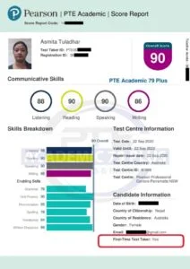 PTE Certificate Fast