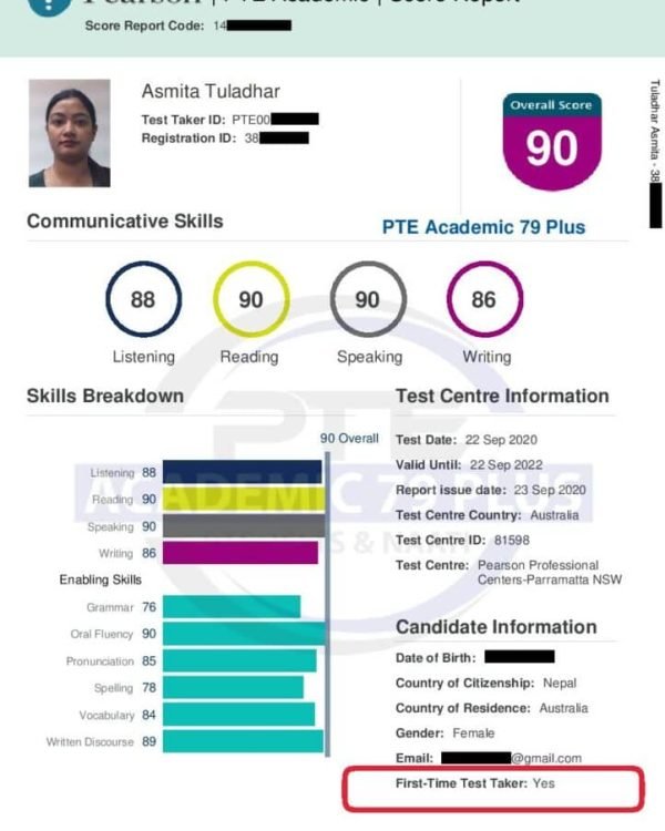 pte certificate without exam in australia